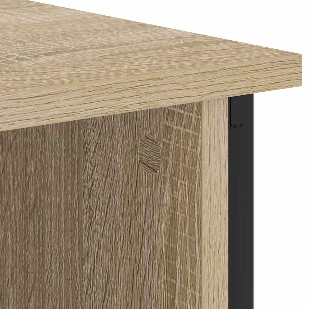 Natskab 2 pcs Sonoma-eg 38 x 31 x 61 cm Konstrueret træ