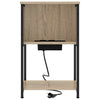 Natskab 2 pcs Sonoma-eg 38 x 31 x 61 cm Konstrueret træ