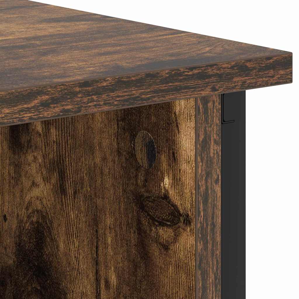 Natskab 2 pcs Røget eg 38 x 31 x 61 cm Konstrueret træ