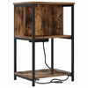Natskab 2 pcs Røget eg 38 x 31 x 61 cm Konstrueret træ