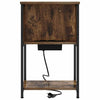 Natskab 2 pcs Røget eg 38 x 31 x 61 cm Konstrueret træ