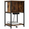 Natskab 2 pcs Røget eg 38 x 31 x 61 cm Konstrueret træ
