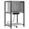 Natskab 2 pcs Grå sonoma-eg 38 x 31 x 61 cm Konstrueret træ