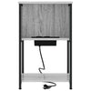 Natskab 2 pcs Grå sonoma-eg 38 x 31 x 61 cm Konstrueret træ