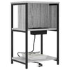 Natskab 2 pcs Grå sonoma-eg 38 x 31 x 61 cm Konstrueret træ