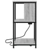 Natskab 2 pcs Grå sonoma-eg 38 x 31 x 61 cm Konstrueret træ