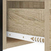 Natskab 2 pcs Sonoma-eg 40 x 31 x 60 cm Konstrueret træ