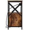 Natskab 2 pcs Røget eg 40 x 31 x 60 cm Konstrueret træ