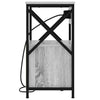 Natskab 2 pcs Grå sonoma-eg 40 x 31 x 60 cm Konstrueret træ