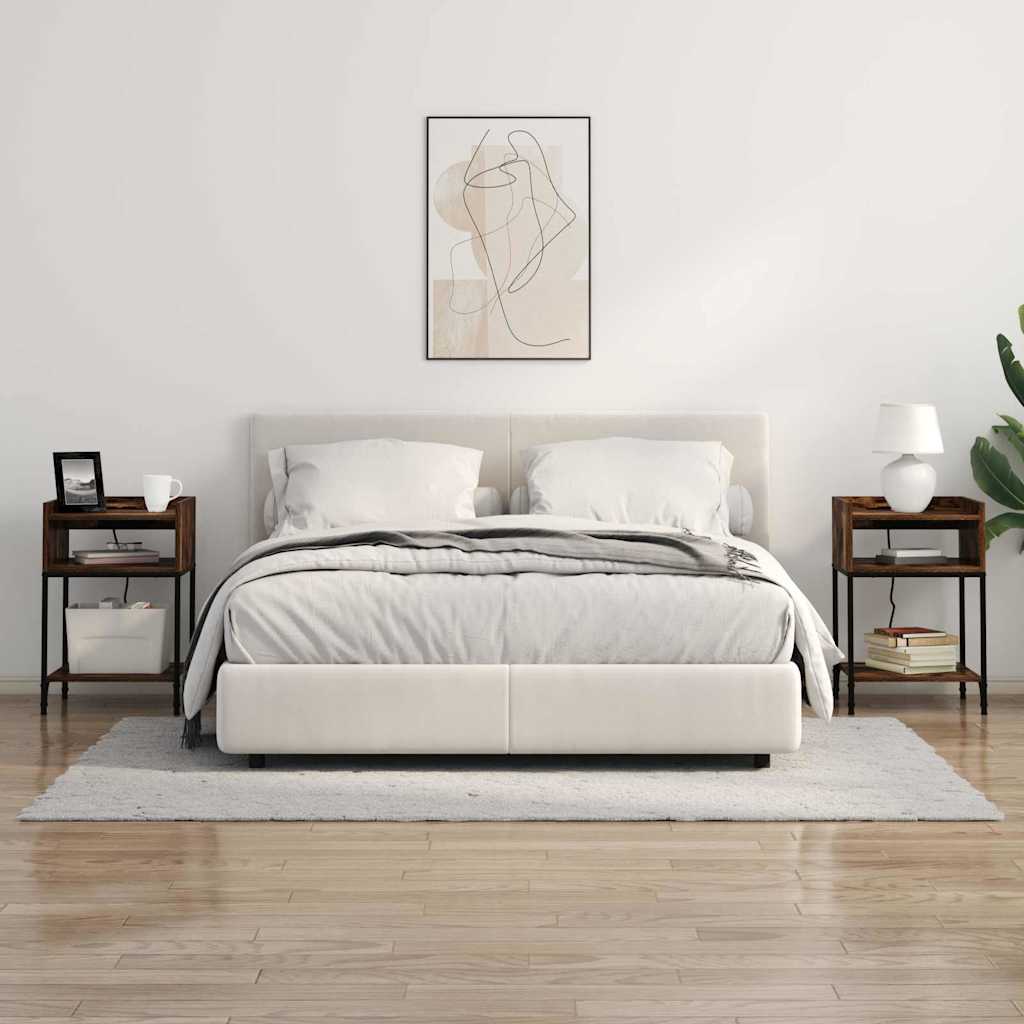 Natskab med hylde Røget eg 40 x 40 x 61 cm Konstrueret træ
