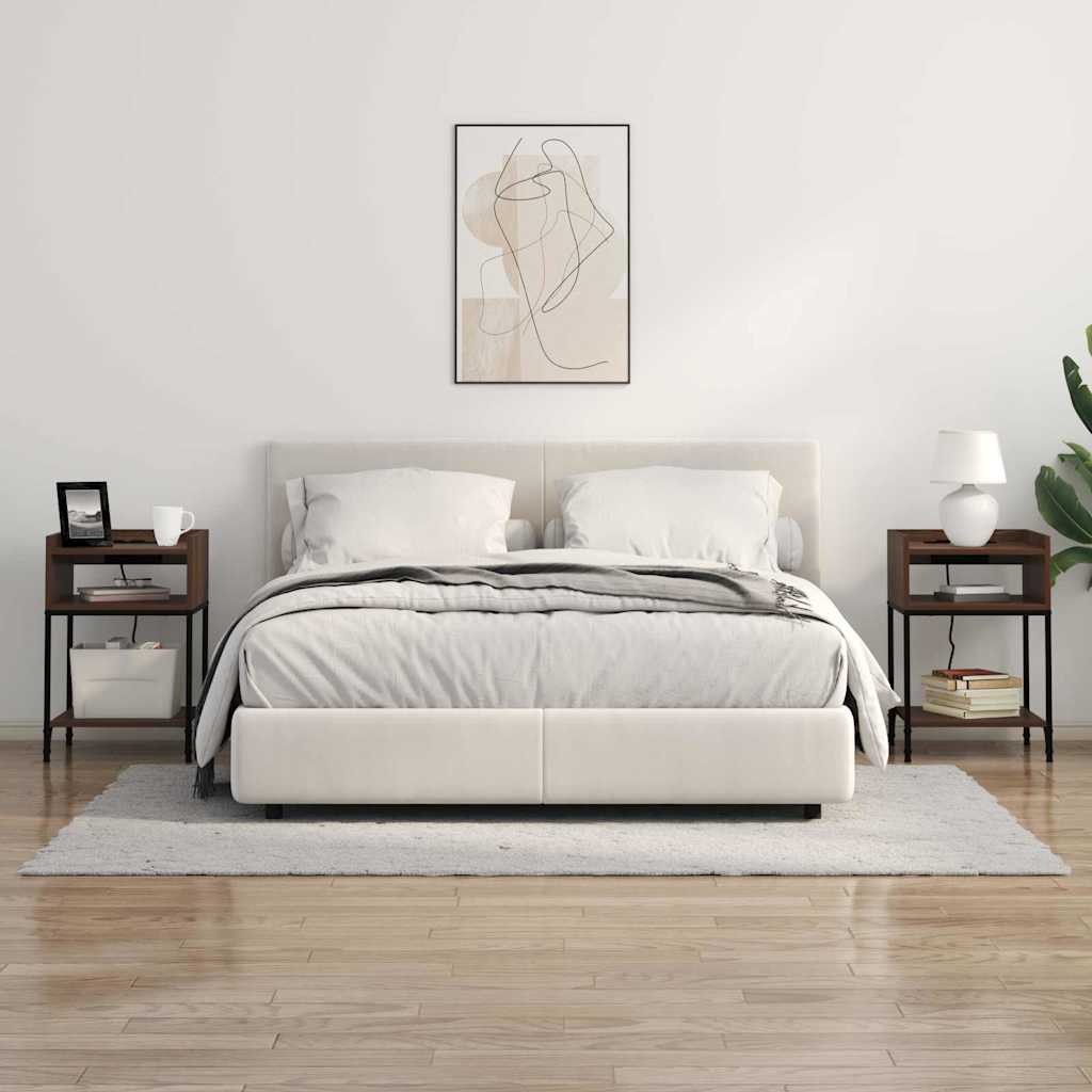 Natskab med hylde Brun eg 40 x 40 x 61 cm Konstrueret træ