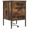 Natskab 2 pcs Røget eg 42 x 41 x 61 cm Konstrueret træ