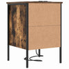 Natskab 2 pcs Røget eg 42 x 41 x 61 cm Konstrueret træ