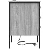Natskab 2 pcs Grå sonoma-eg 42 x 41 x 61 cm Konstrueret træ