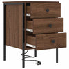 Natskab 2 pcs Brun eg 42 x 41 x 61 cm Konstrueret træ