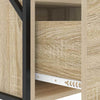 Natskab 2 pcs Sonoma-eg 40 x 31 x 60 cm Konstrueret træ