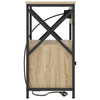 Natskab 2 pcs Sonoma-eg 40 x 31 x 60 cm Konstrueret træ