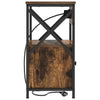 Natskab 2 pcs Røget eg 40 x 31 x 60 cm Konstrueret træ