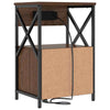 Natskab 2 pcs Brun eg 40 x 31 x 60 cm Konstrueret træ