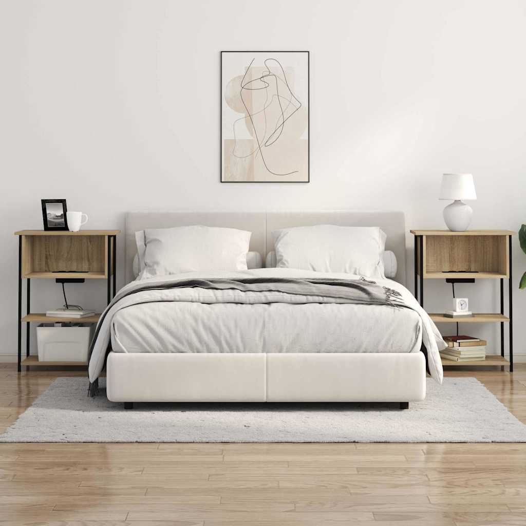 Natskab Sonoma-eg 55 x 31 x 76 cm Konstrueret træ