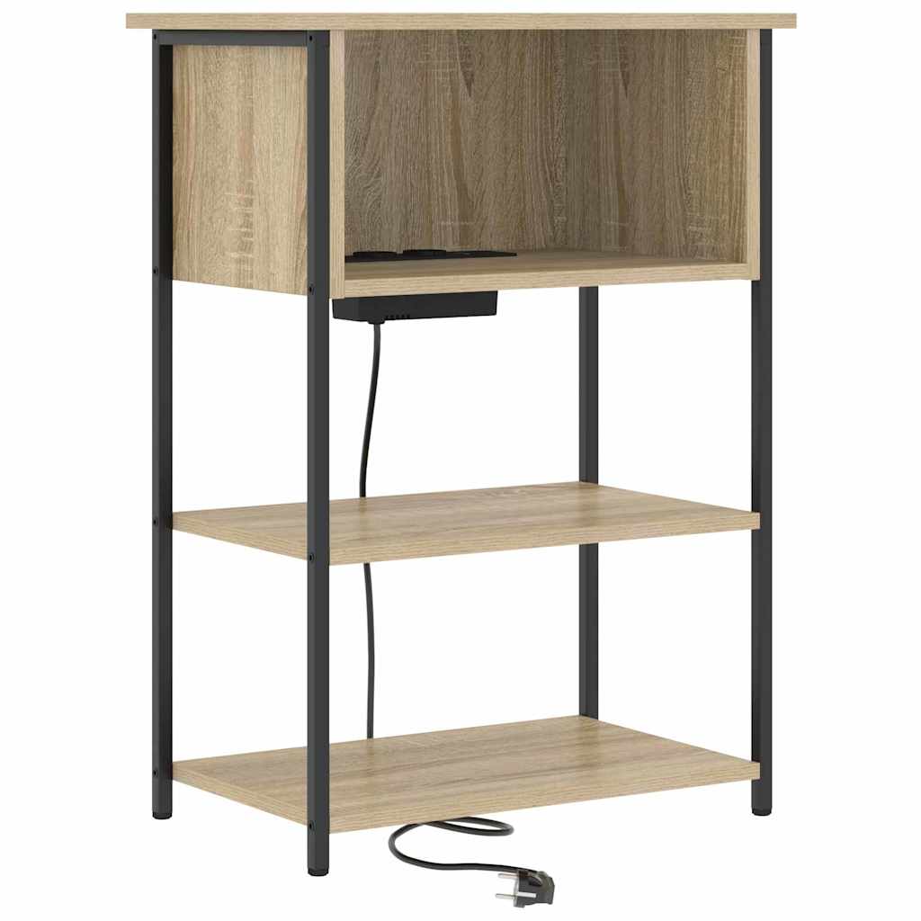 Natskab Sonoma-eg 55 x 31 x 76 cm Konstrueret træ