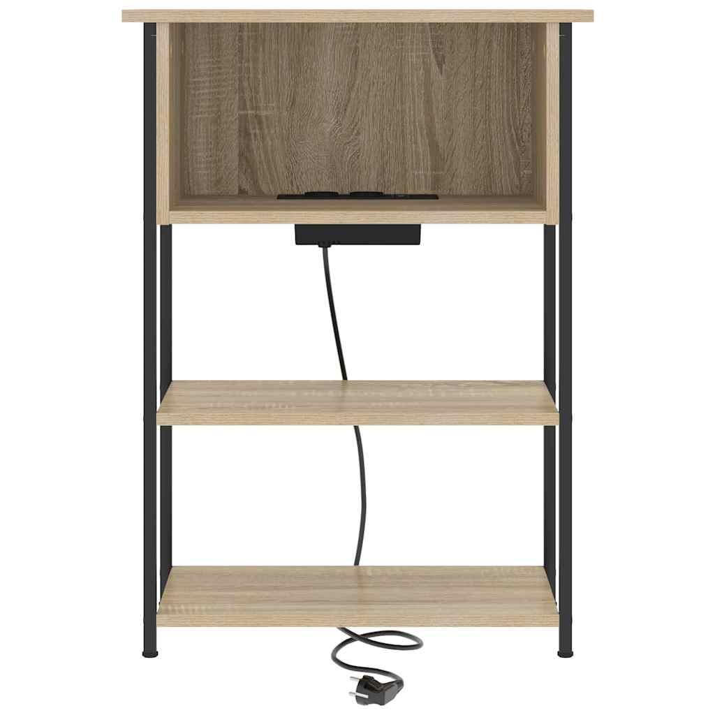 Natskab Sonoma-eg 55 x 31 x 76 cm Konstrueret træ