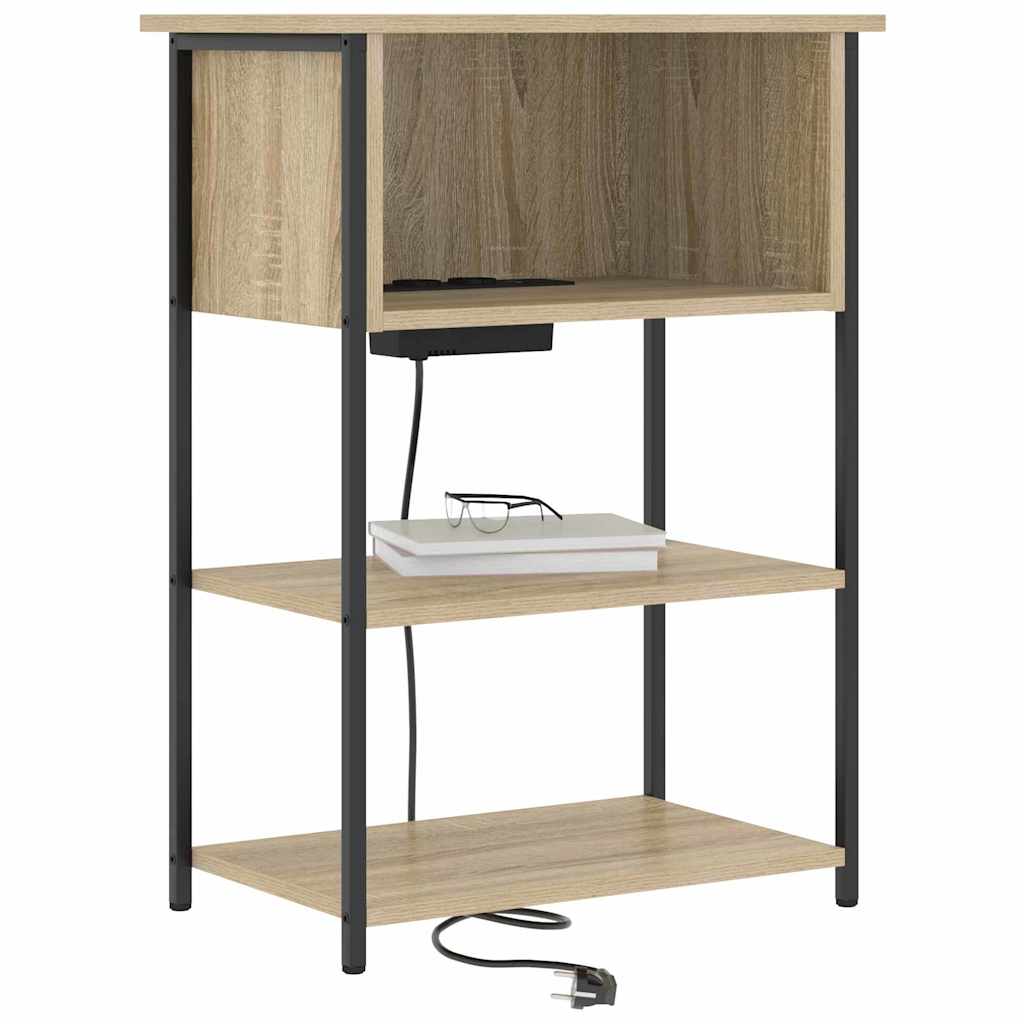 Natskab Sonoma-eg 55 x 31 x 76 cm Konstrueret træ