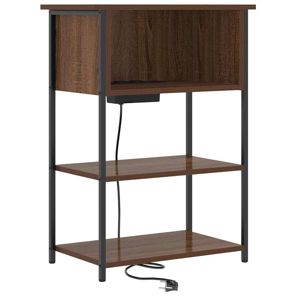 Natskab Brun eg 55 x 31 x 76 cm Konstrueret træ