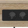 Natskab 2 pcs Sonoma-eg 41 x 31 x 51 cm Konstrueret træ