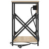 Natskab 2 pcs Sonoma-eg 41 x 31 x 51 cm Konstrueret træ