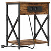 Natskab 2 pcs Røget eg 41 x 31 x 51 cm Konstrueret træ