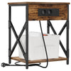 Natskab 2 pcs Røget eg 41 x 31 x 51 cm Konstrueret træ
