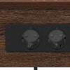 Natskab 2 pcs Brun eg 41 x 31 x 51 cm Konstrueret træ