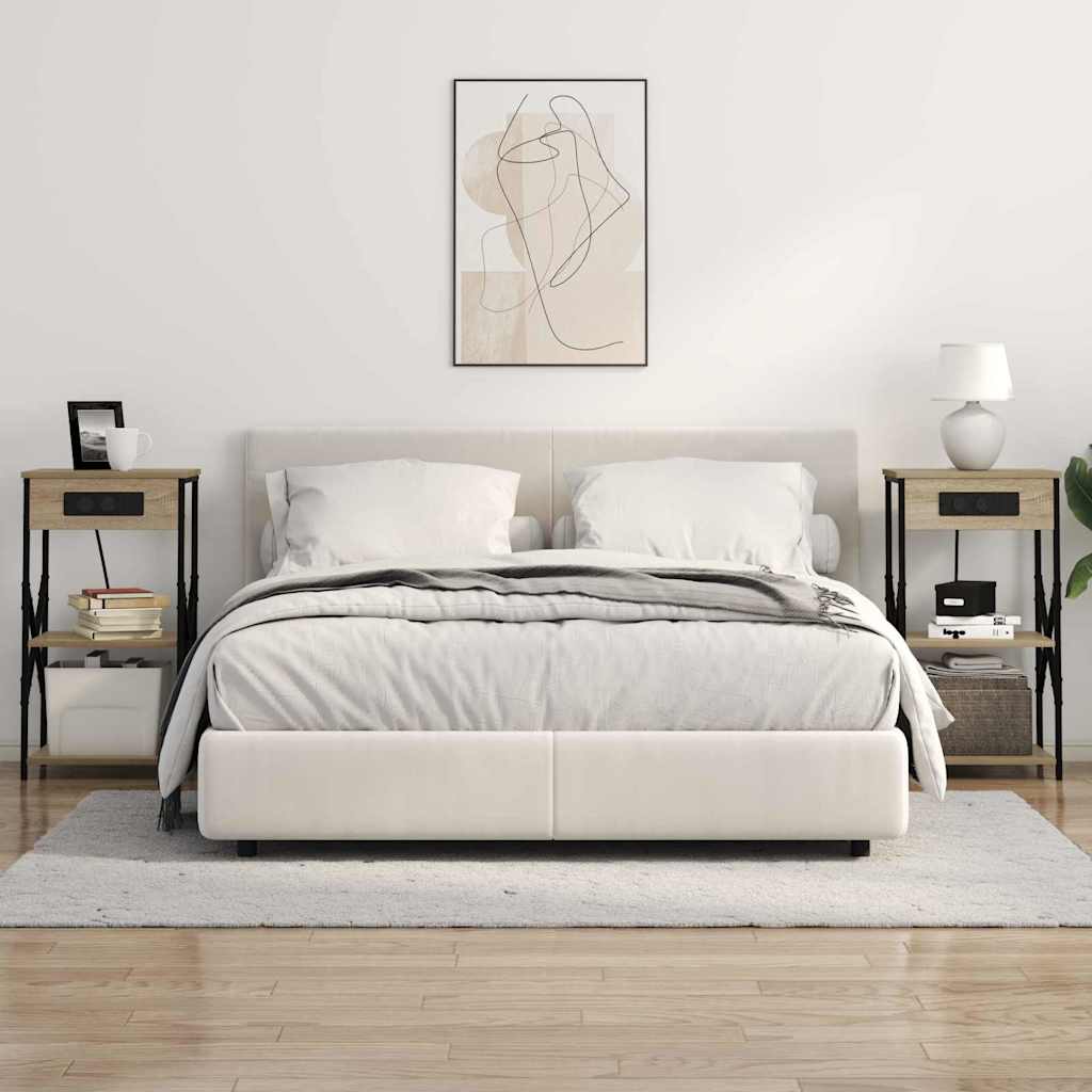 Natskab med hylde Sonoma-eg 41 x 31 x 76 cm Konstrueret træ