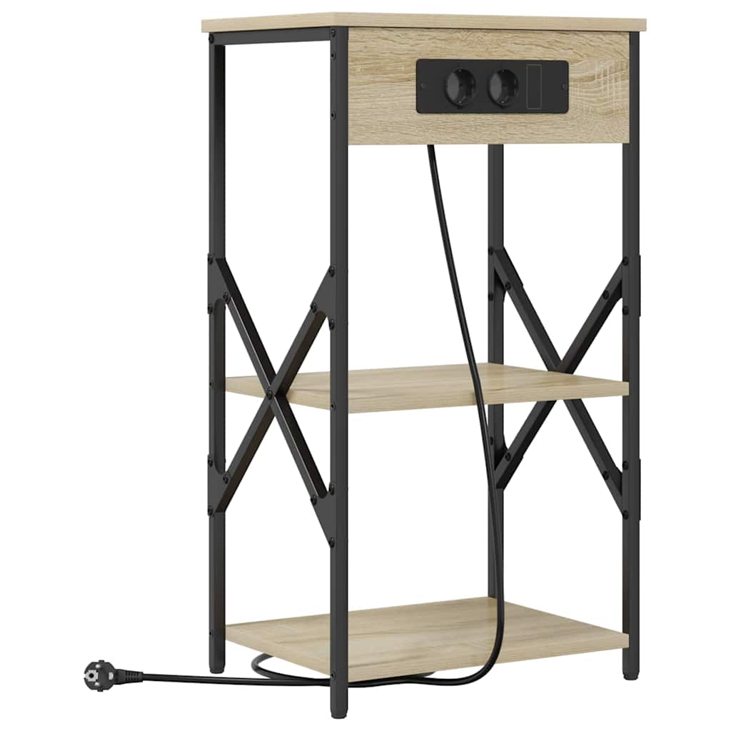 Natskab med hylde Sonoma-eg 41 x 31 x 76 cm Konstrueret træ