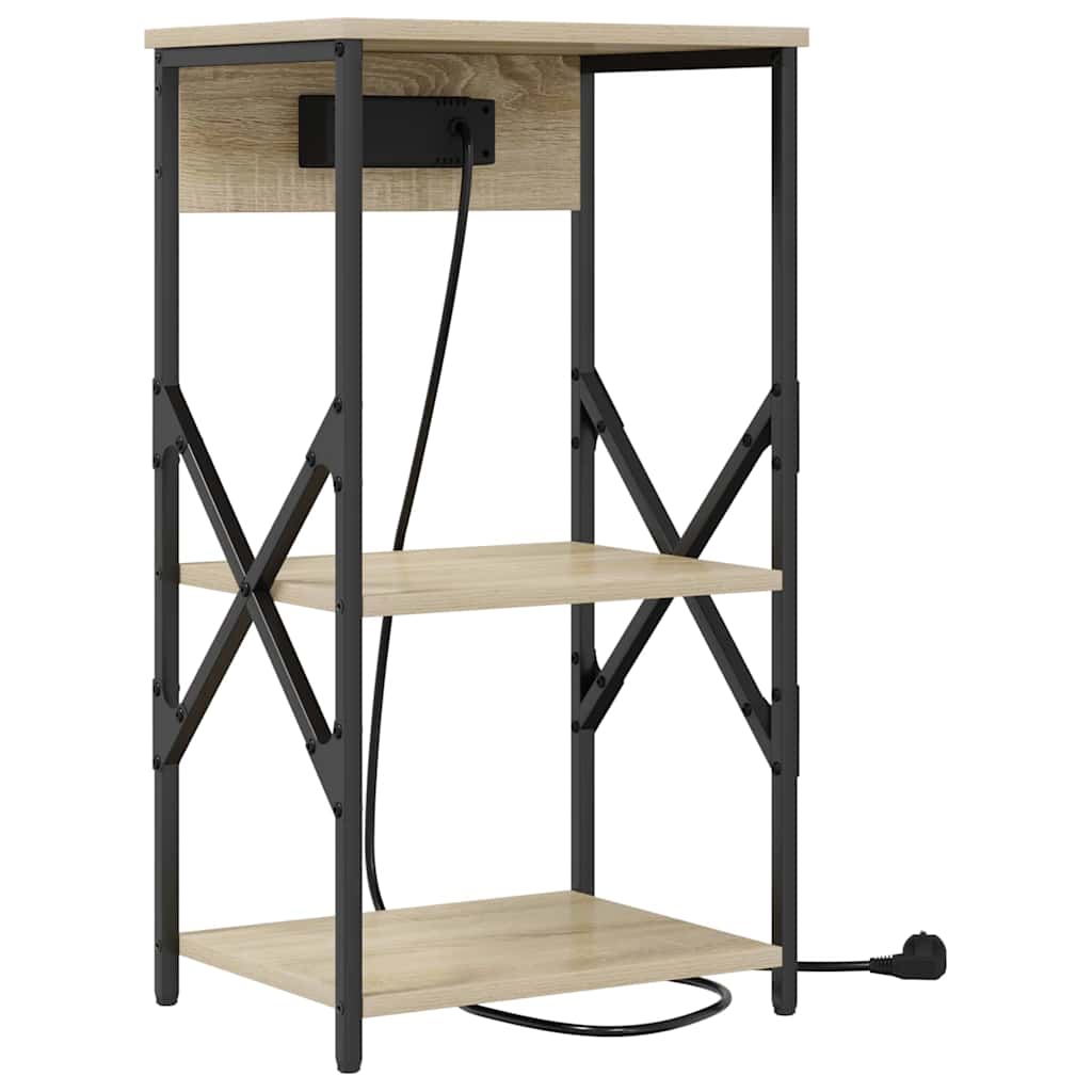 Natskab med hylde Sonoma-eg 41 x 31 x 76 cm Konstrueret træ