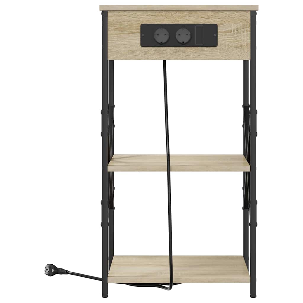 Natskab med hylde Sonoma-eg 41 x 31 x 76 cm Konstrueret træ