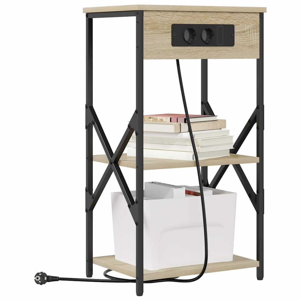 Natskab med hylde Sonoma-eg 41 x 31 x 76 cm Konstrueret træ