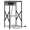 Natskab 2 pcs Grå sonoma-eg 41 x 31 x 76 cm Konstrueret træ