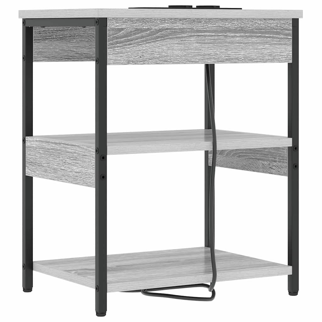 Natskab Grå sonoma-eg 41 x 31 x 51 cm Konstrueret træ