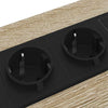 Natskab 2 pcs Sonoma-eg 41.5 x 40.5 x 55 cm Konstrueret træ