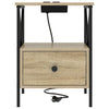 Natskab 2 pcs Sonoma-eg 41.5 x 40.5 x 55 cm Konstrueret træ