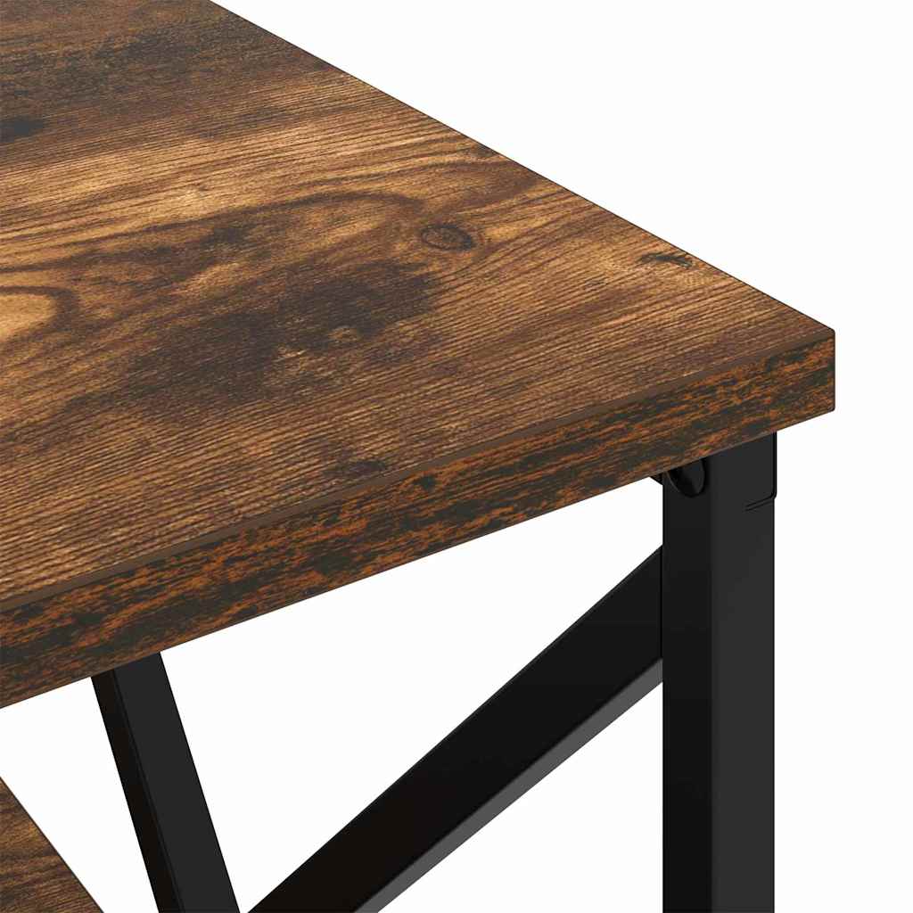 Natskab 2 pcs Røget eg 41.5 x 40.5 x 55 cm Konstrueret træ