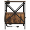 Natskab 2 pcs Røget eg 41.5 x 40.5 x 55 cm Konstrueret træ