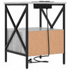 Natskab 2 pcs Grå sonoma-eg 41.5 x 40.5 x 55 cm Konstrueret træ