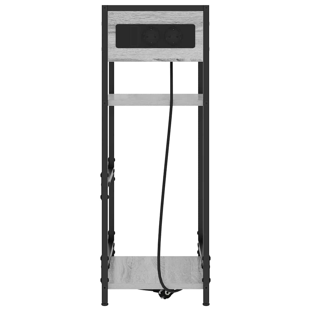 Natskab Grå sonoma-eg 40 x 27 x 76 cm Konstrueret træ