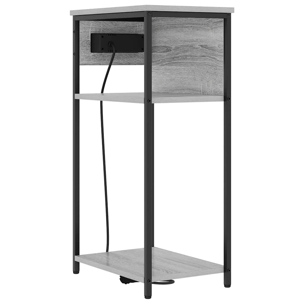 Natskab Grå sonoma-eg 28.1 x 40.9 x 75 cm Konstrueret træ