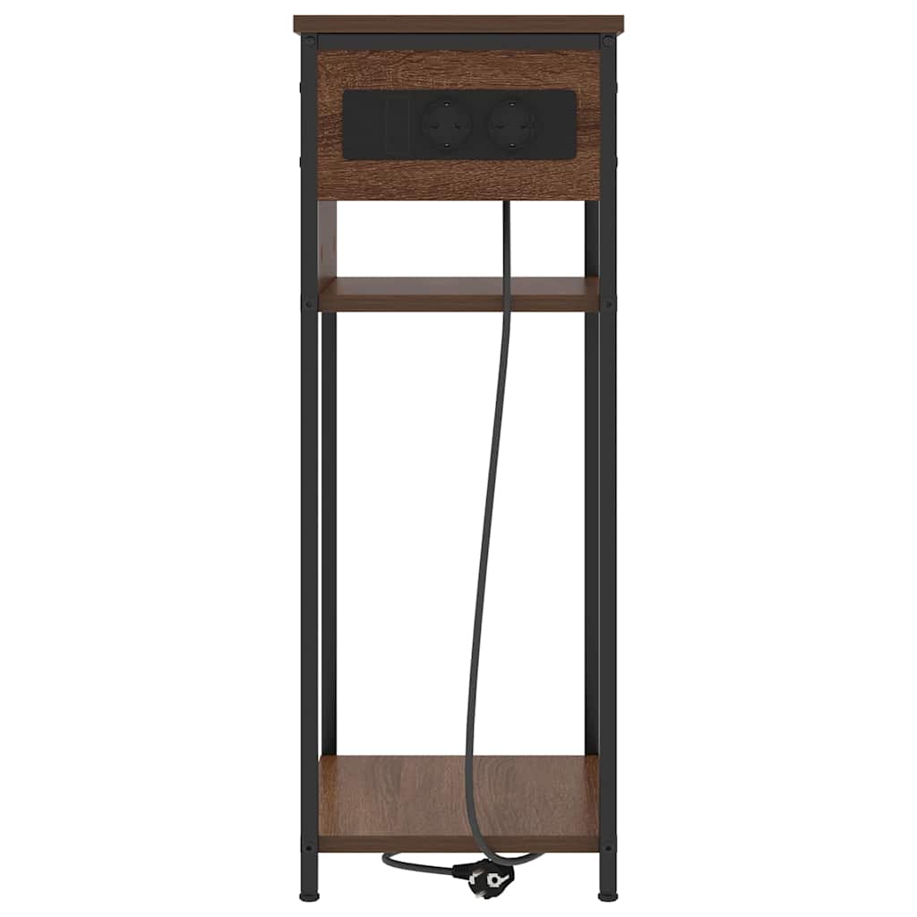 Natskab Brun eg 41 x 28 x 76 cm Konstrueret træ