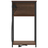 Natskab Brun eg 41 x 28 x 76 cm Konstrueret træ
