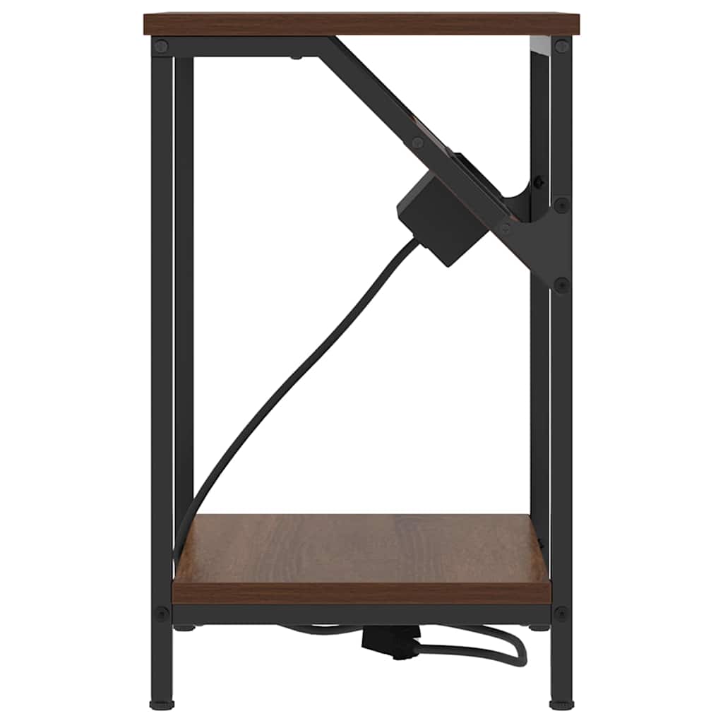 Natskab Brun eg 38 x 30 x 48 cm Konstrueret træ